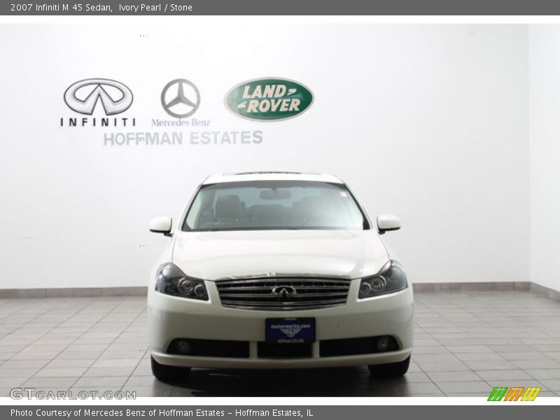Ivory Pearl / Stone 2007 Infiniti M 45 Sedan