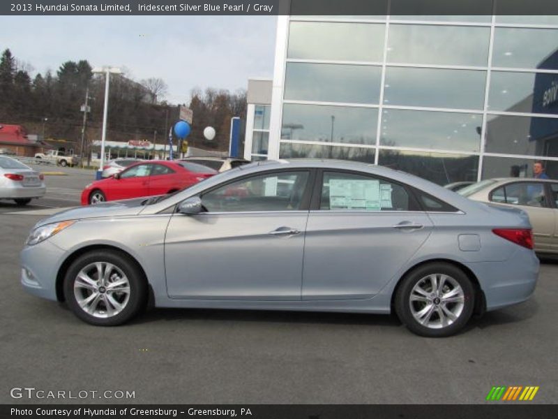 Iridescent Silver Blue Pearl / Gray 2013 Hyundai Sonata Limited