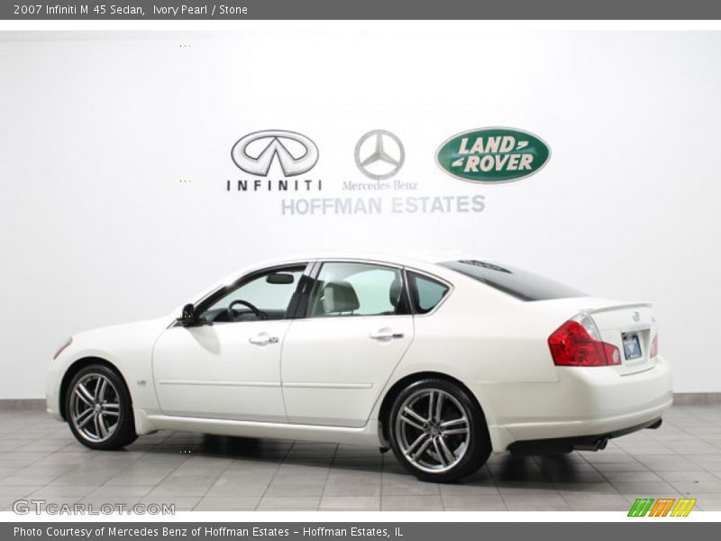 Ivory Pearl / Stone 2007 Infiniti M 45 Sedan