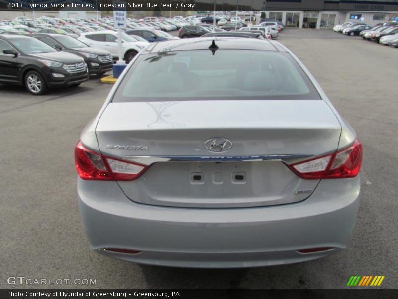 Iridescent Silver Blue Pearl / Gray 2013 Hyundai Sonata Limited