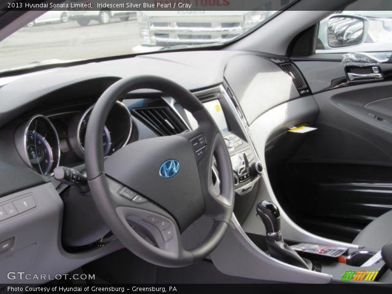 Iridescent Silver Blue Pearl / Gray 2013 Hyundai Sonata Limited