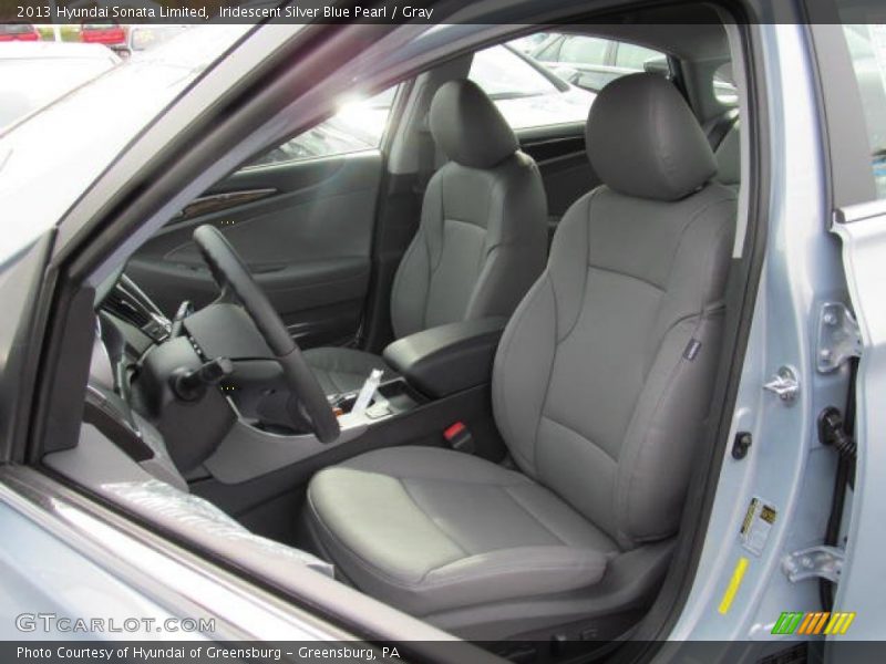 Iridescent Silver Blue Pearl / Gray 2013 Hyundai Sonata Limited