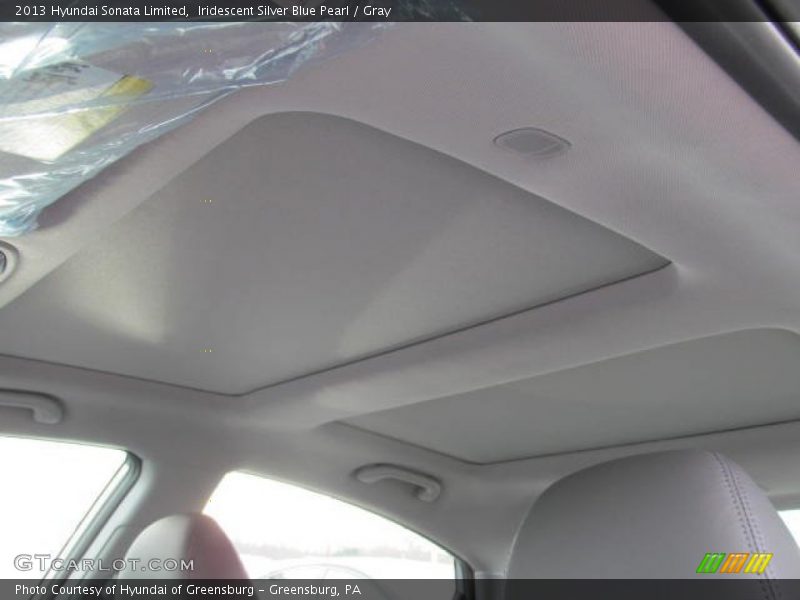 Iridescent Silver Blue Pearl / Gray 2013 Hyundai Sonata Limited