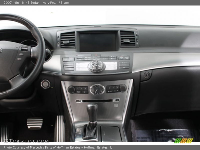 Ivory Pearl / Stone 2007 Infiniti M 45 Sedan
