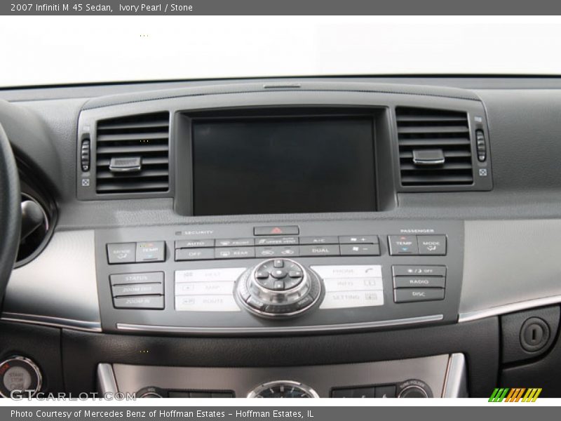Ivory Pearl / Stone 2007 Infiniti M 45 Sedan