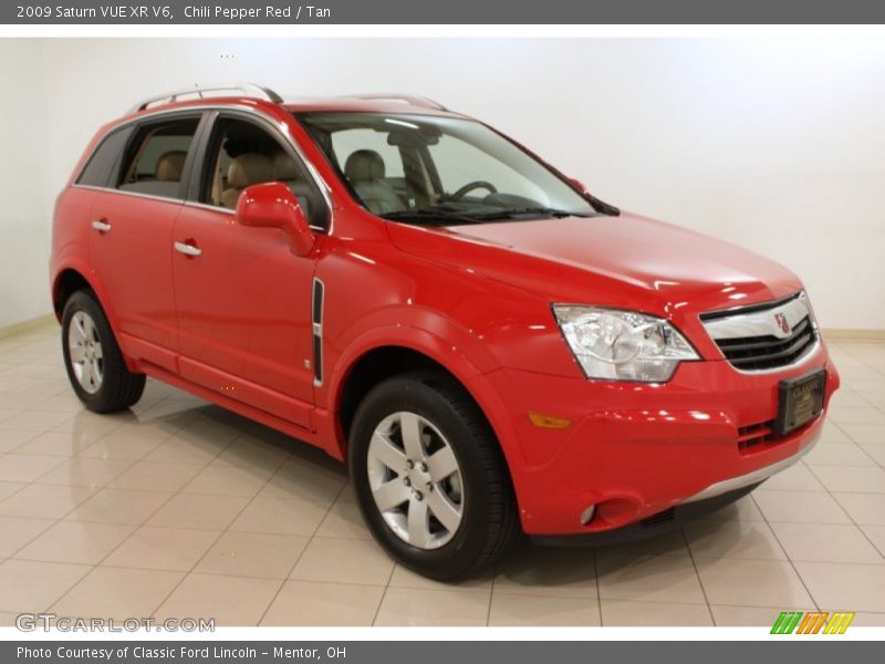 Chili Pepper Red / Tan 2009 Saturn VUE XR V6