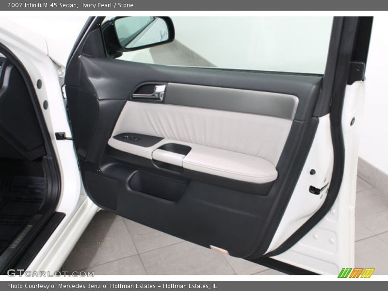 Ivory Pearl / Stone 2007 Infiniti M 45 Sedan