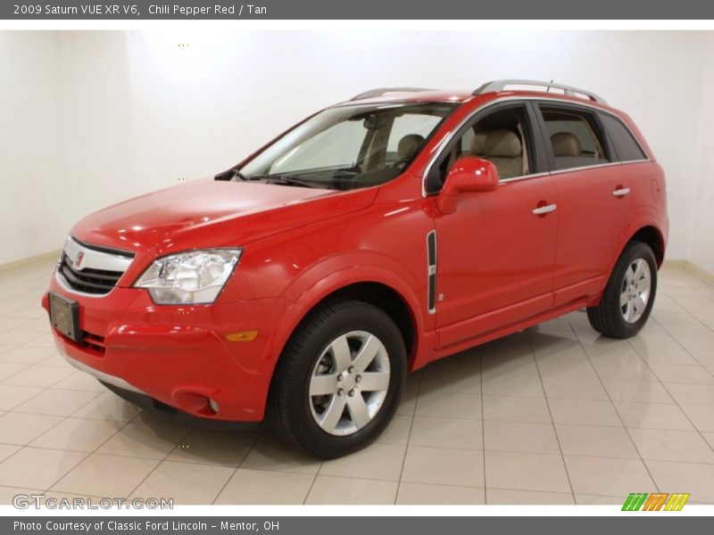 Chili Pepper Red / Tan 2009 Saturn VUE XR V6