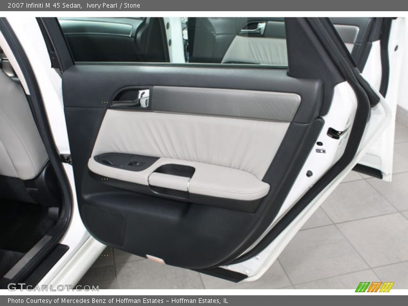 Ivory Pearl / Stone 2007 Infiniti M 45 Sedan