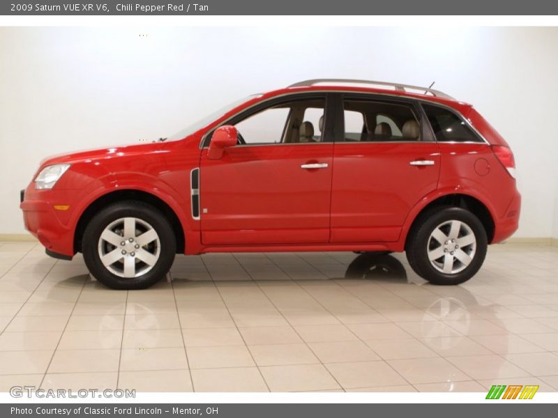 Chili Pepper Red / Tan 2009 Saturn VUE XR V6