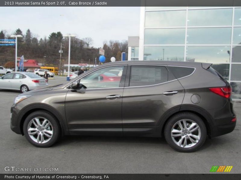 Cabo Bronze / Saddle 2013 Hyundai Santa Fe Sport 2.0T