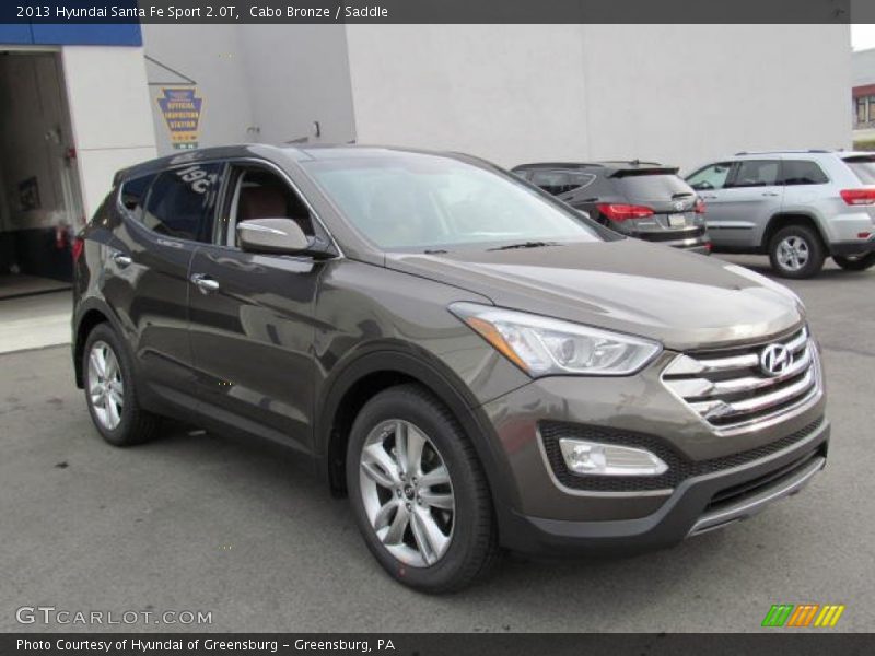 Cabo Bronze / Saddle 2013 Hyundai Santa Fe Sport 2.0T