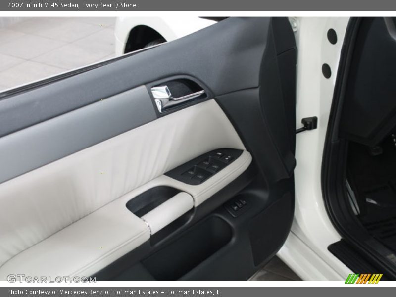 Ivory Pearl / Stone 2007 Infiniti M 45 Sedan