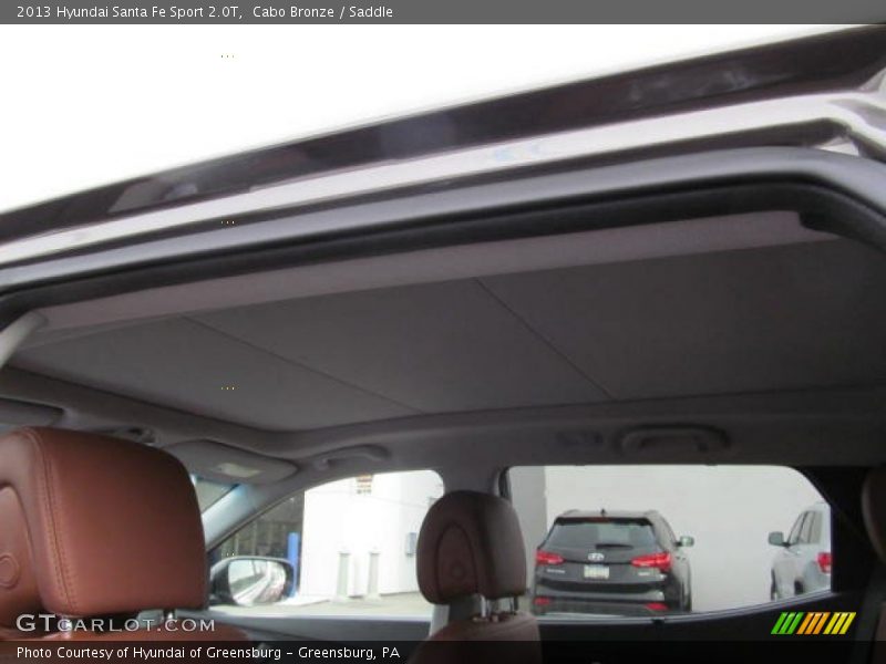 Cabo Bronze / Saddle 2013 Hyundai Santa Fe Sport 2.0T