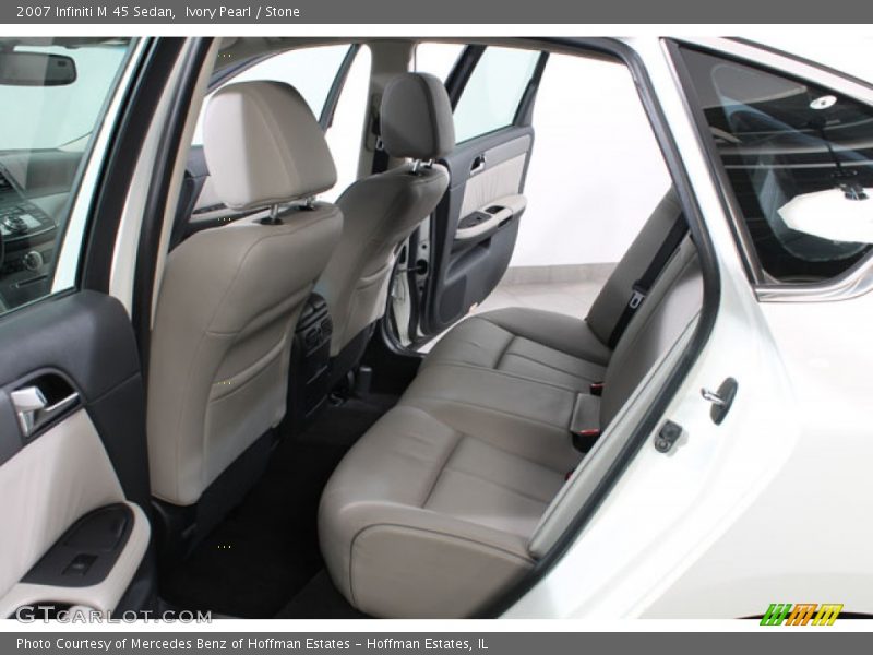 Ivory Pearl / Stone 2007 Infiniti M 45 Sedan