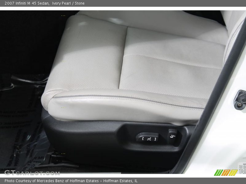 Ivory Pearl / Stone 2007 Infiniti M 45 Sedan