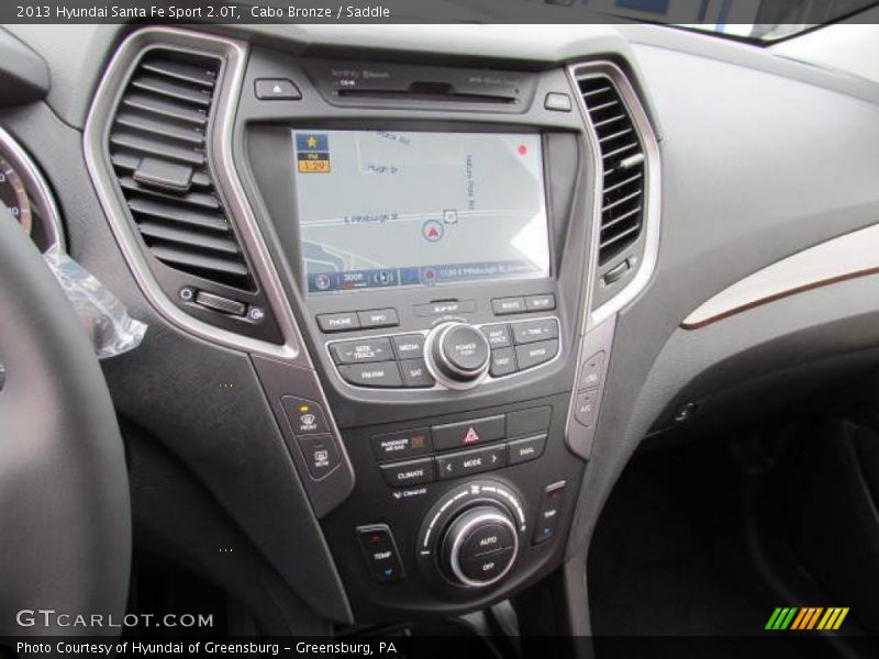 Controls of 2013 Santa Fe Sport 2.0T