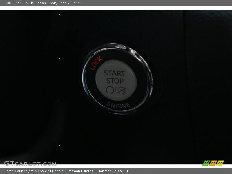 Ivory Pearl / Stone 2007 Infiniti M 45 Sedan