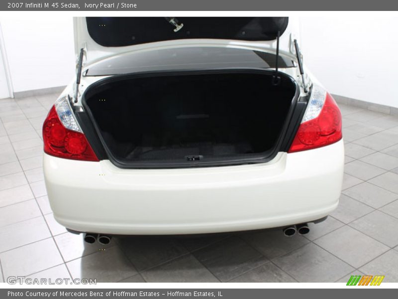 Ivory Pearl / Stone 2007 Infiniti M 45 Sedan
