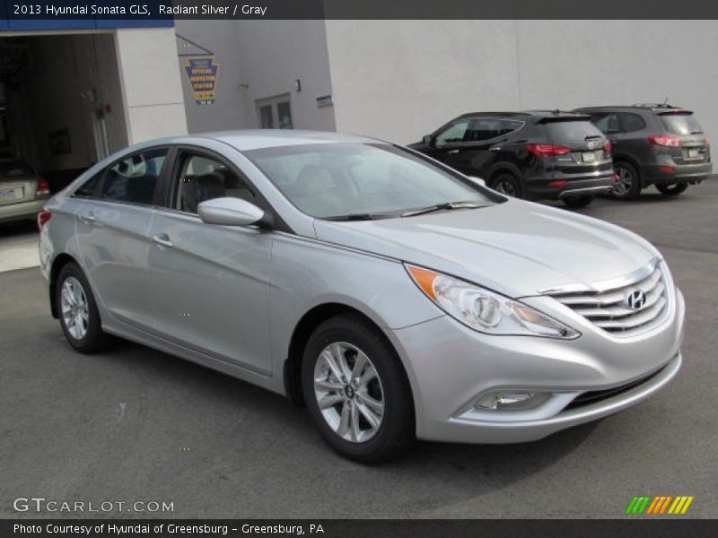 Radiant Silver / Gray 2013 Hyundai Sonata GLS