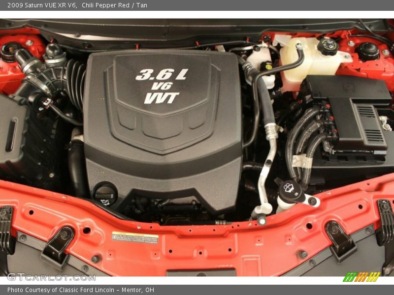 Chili Pepper Red / Tan 2009 Saturn VUE XR V6