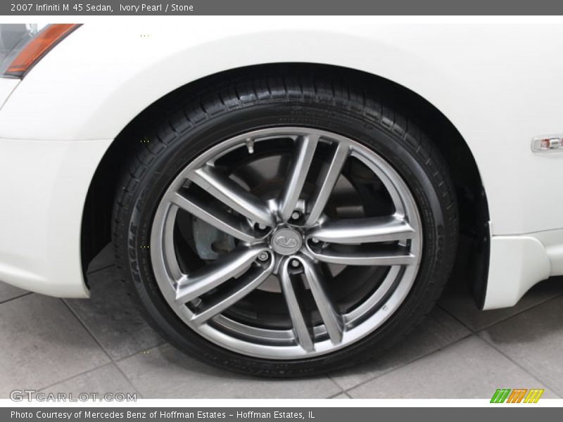 Ivory Pearl / Stone 2007 Infiniti M 45 Sedan