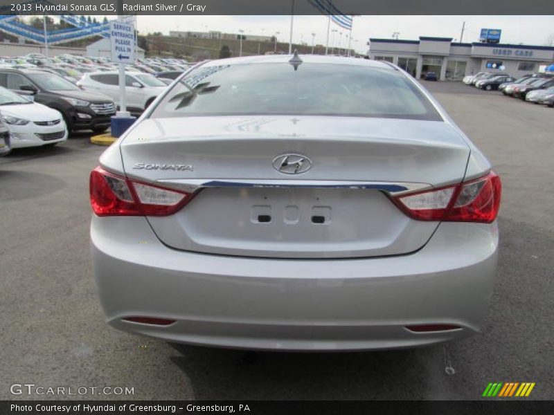 Radiant Silver / Gray 2013 Hyundai Sonata GLS