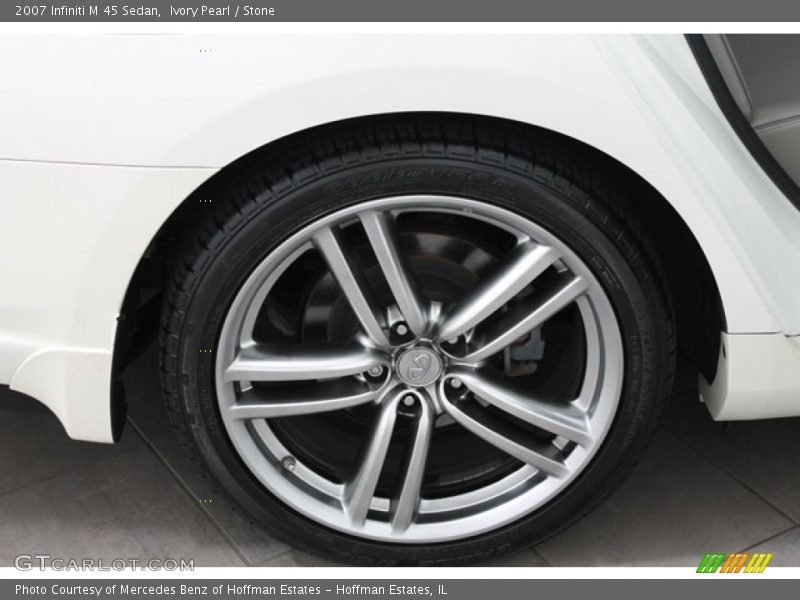 Ivory Pearl / Stone 2007 Infiniti M 45 Sedan