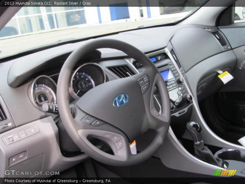 Radiant Silver / Gray 2013 Hyundai Sonata GLS