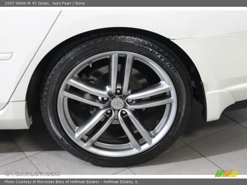 Ivory Pearl / Stone 2007 Infiniti M 45 Sedan