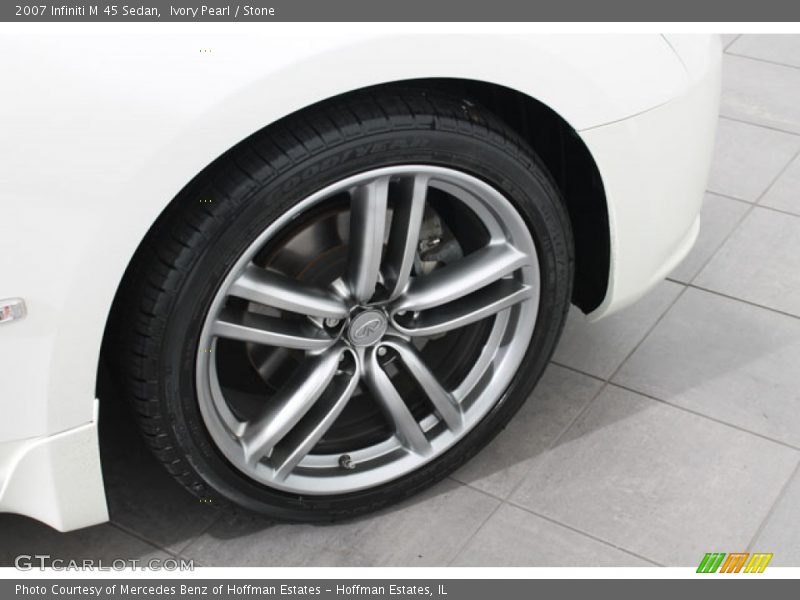 Ivory Pearl / Stone 2007 Infiniti M 45 Sedan