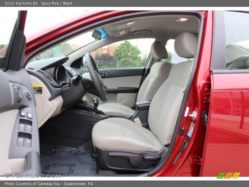 Spicy Red / Black 2012 Kia Forte EX