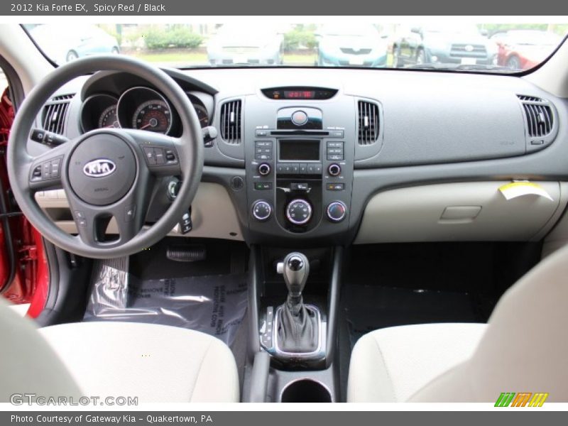 Spicy Red / Black 2012 Kia Forte EX