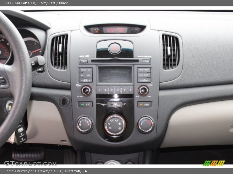Spicy Red / Black 2012 Kia Forte EX
