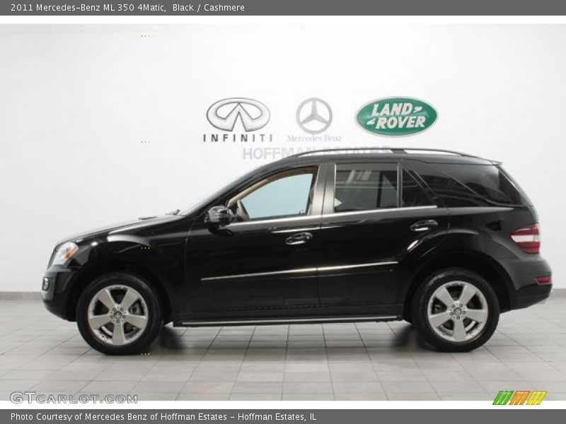Black / Cashmere 2011 Mercedes-Benz ML 350 4Matic