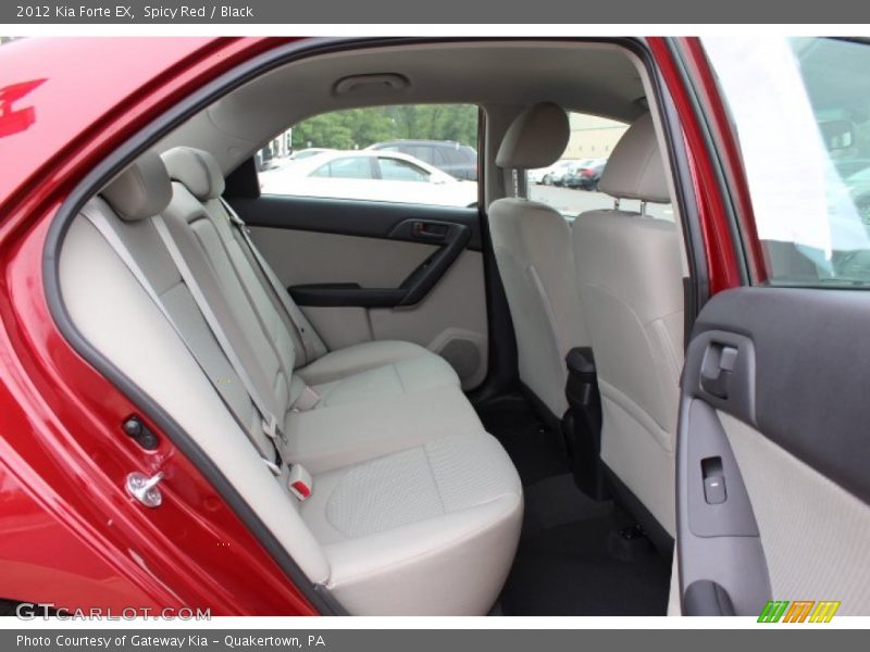 Spicy Red / Black 2012 Kia Forte EX