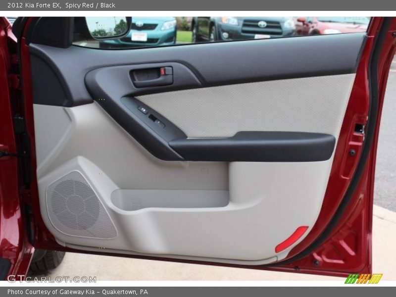 Spicy Red / Black 2012 Kia Forte EX