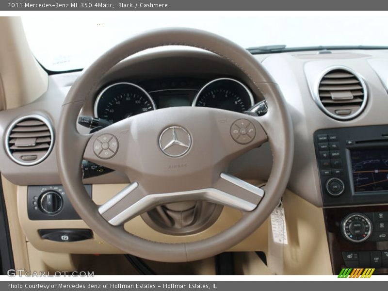 Black / Cashmere 2011 Mercedes-Benz ML 350 4Matic