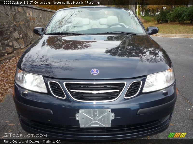 Nocturne Blue Metallic / Parchment 2006 Saab 9-3 2.0T Convertible