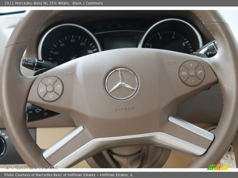 Black / Cashmere 2011 Mercedes-Benz ML 350 4Matic