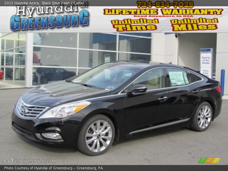 Black Onyx Pearl / Camel 2013 Hyundai Azera