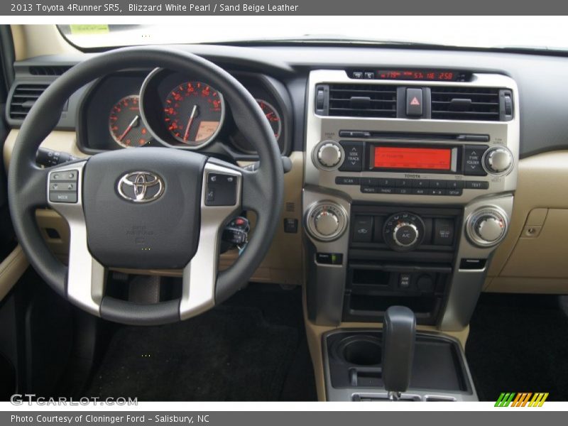 Blizzard White Pearl / Sand Beige Leather 2013 Toyota 4Runner SR5