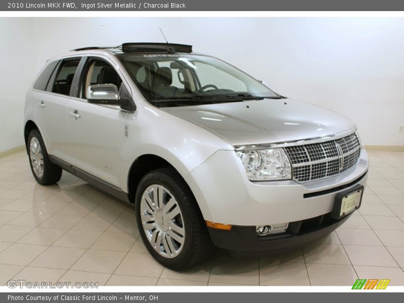 Ingot Silver Metallic / Charcoal Black 2010 Lincoln MKX FWD