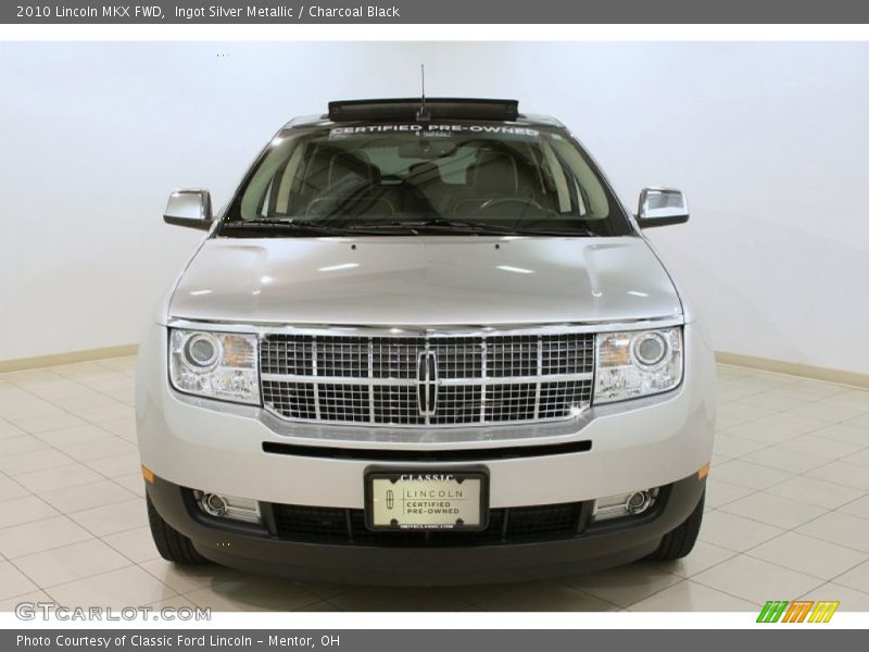 Ingot Silver Metallic / Charcoal Black 2010 Lincoln MKX FWD