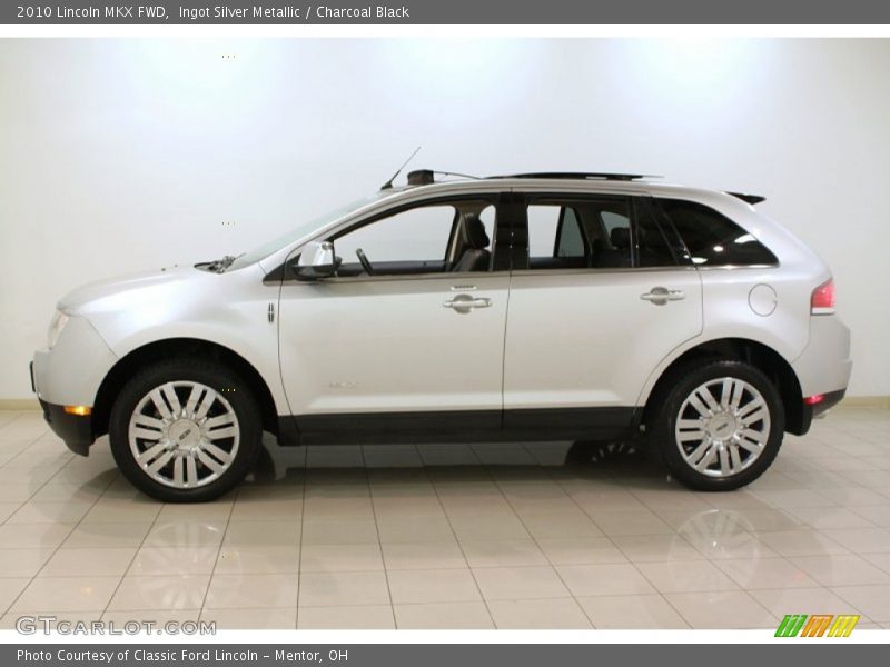 Ingot Silver Metallic / Charcoal Black 2010 Lincoln MKX FWD