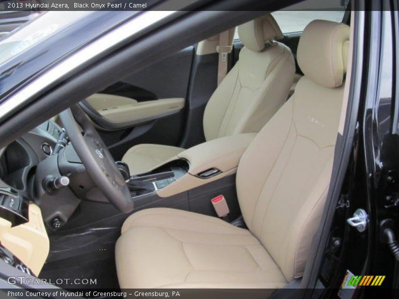 Front Seat of 2013 Azera 