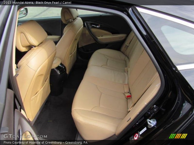 Rear Seat of 2013 Azera 