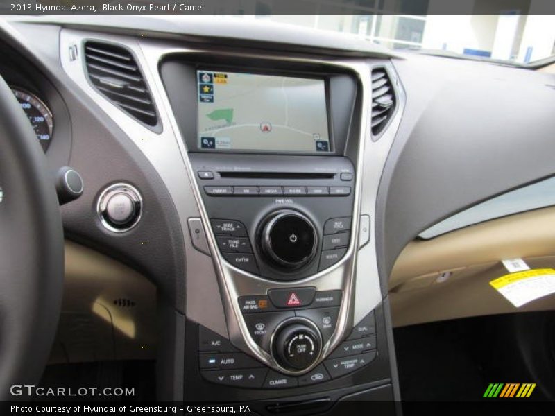 Controls of 2013 Azera 
