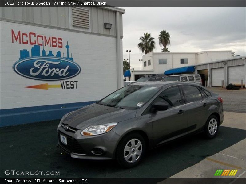 Sterling Gray / Charcoal Black 2013 Ford Focus S Sedan
