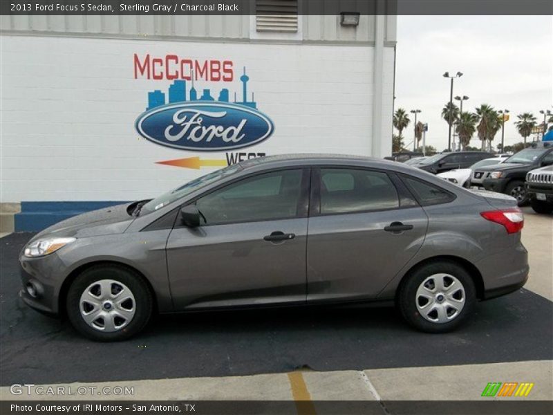 Sterling Gray / Charcoal Black 2013 Ford Focus S Sedan